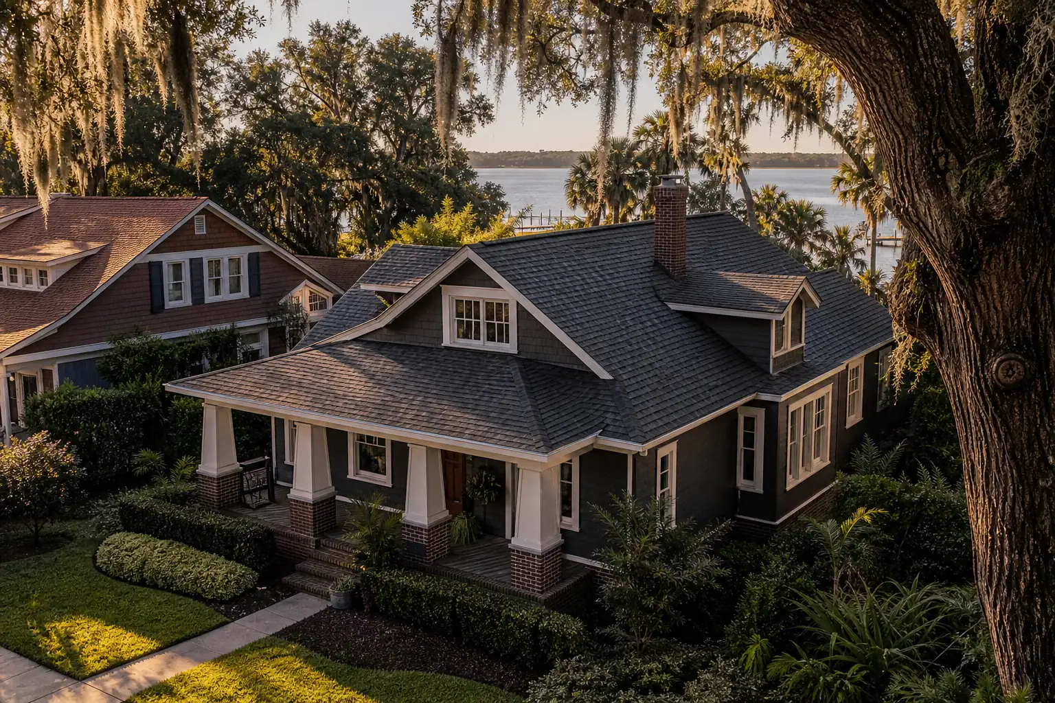 Sanford roofing service area home