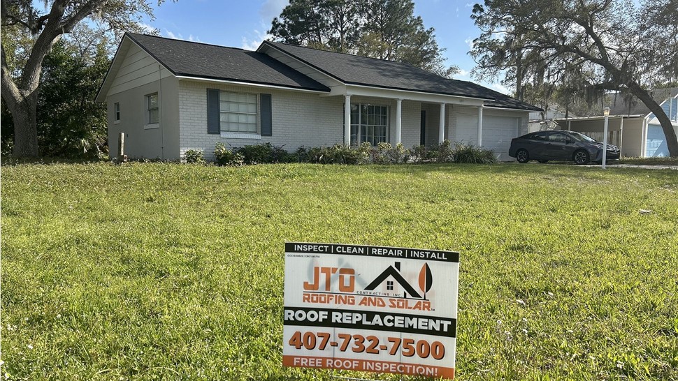 Roof replacement project in College Park, Orlando, Florida