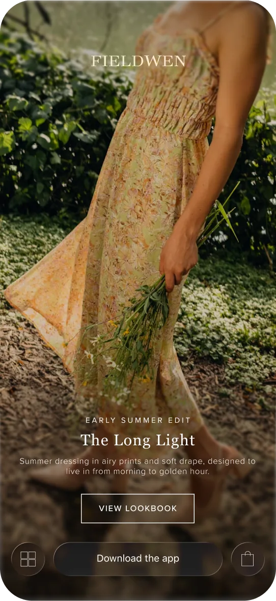 Fieldwen App Clip experience - The Long Light editorial