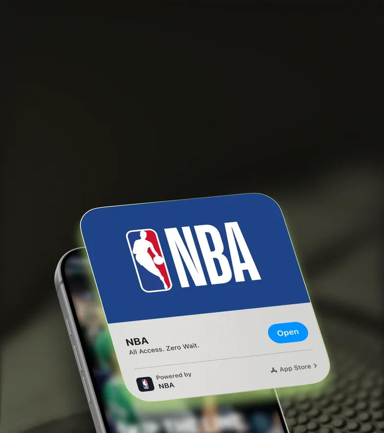 NBA team game-day mobile experience