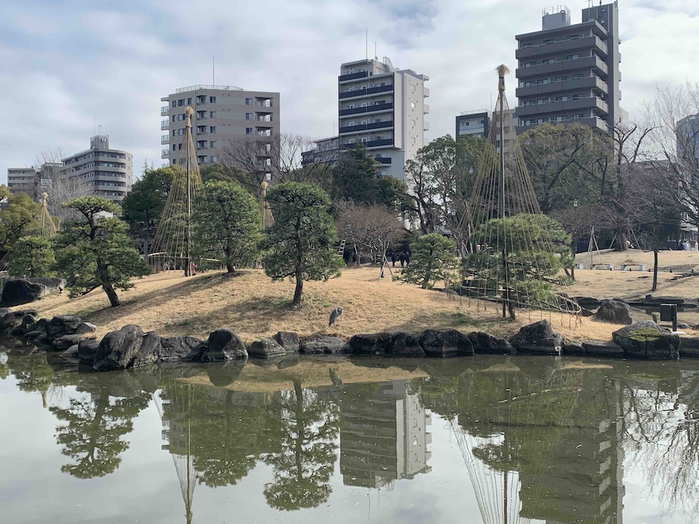 Dessiner le paysage japonais dans les jardins de Tokyo