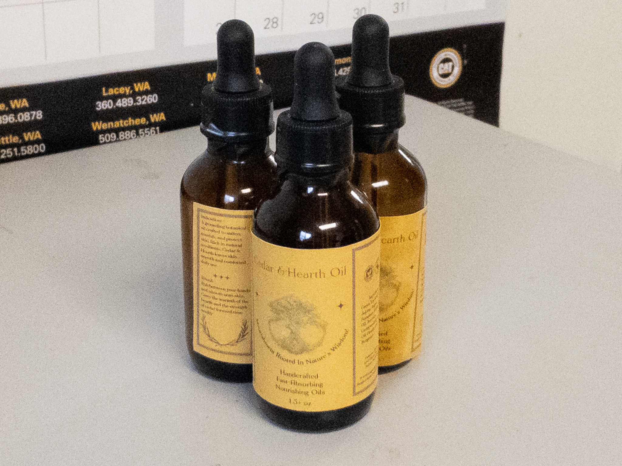 Cedar & Hearth body oil by Aether & Earth