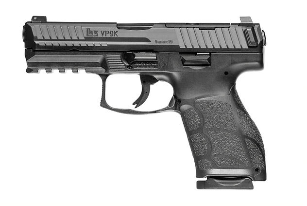 Full-size H&K VP9A1 handgun for home defense