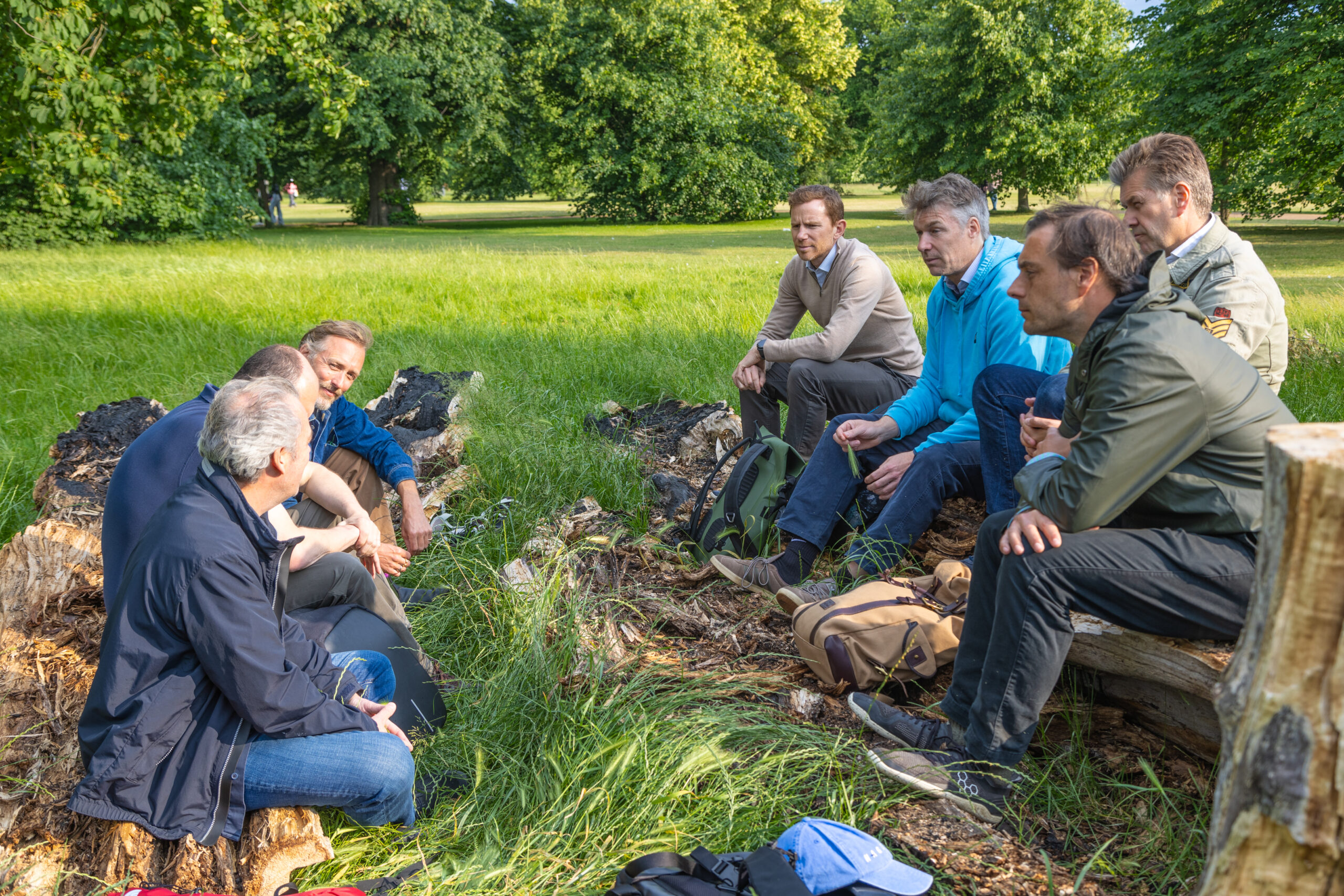 Monumental members on a UK retreat