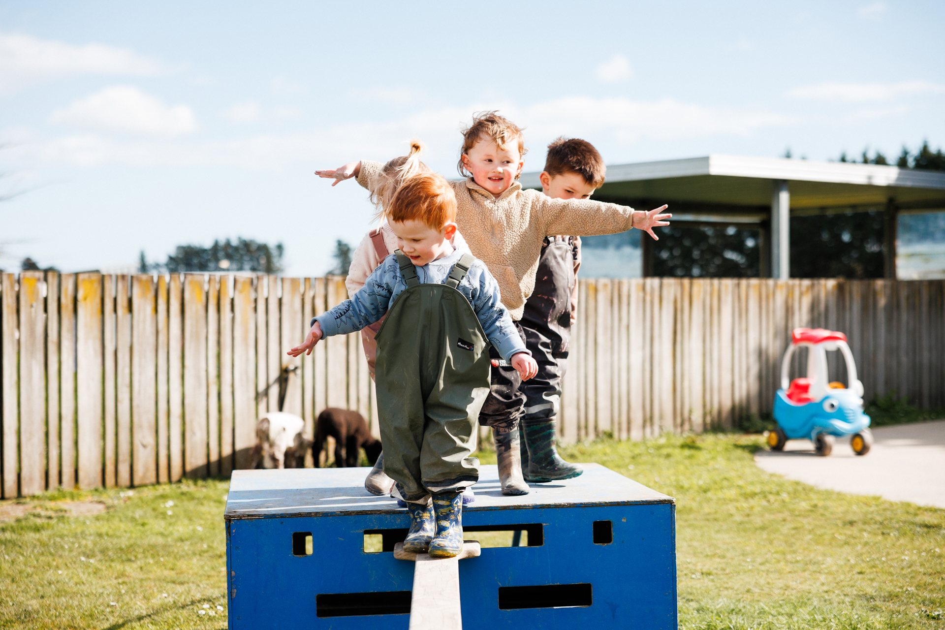 Country Horizons kids playing outside