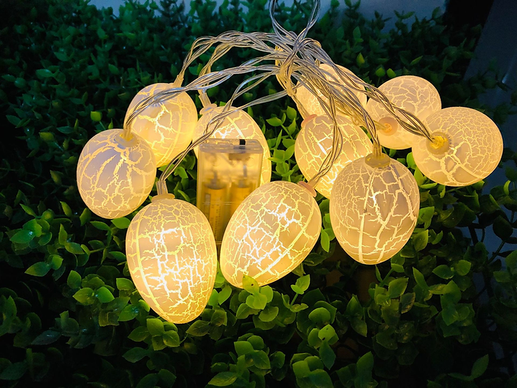 Easter LED Egg String Lights