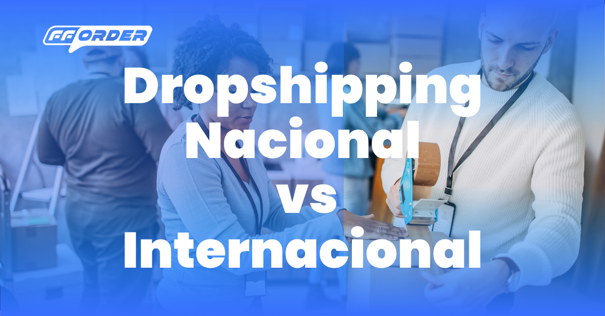 Comparação entre dropshipping nacional e internacional no Brasil em 2026
