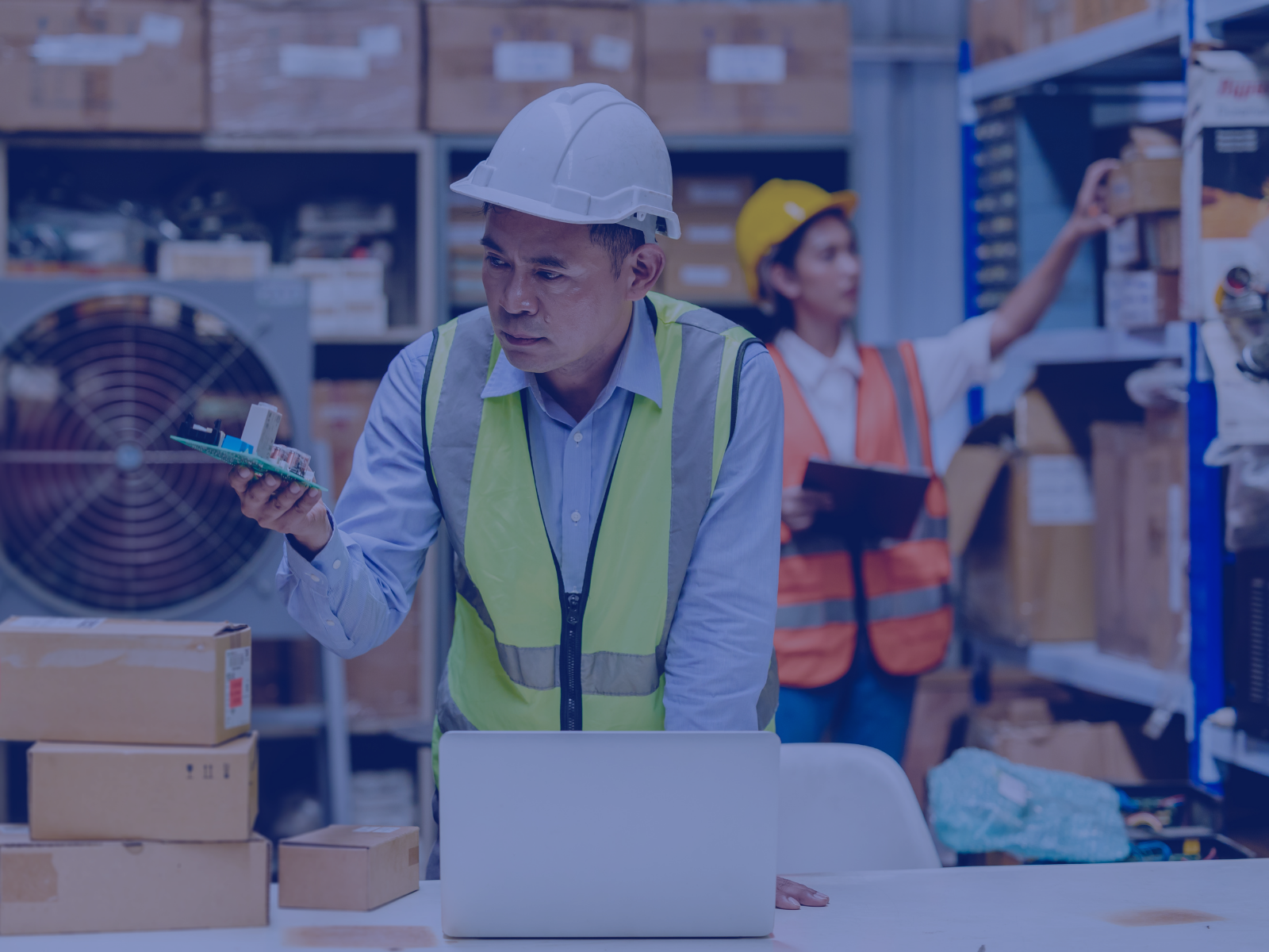 DTC fulfillment process from inventory receiving to delivery and returns