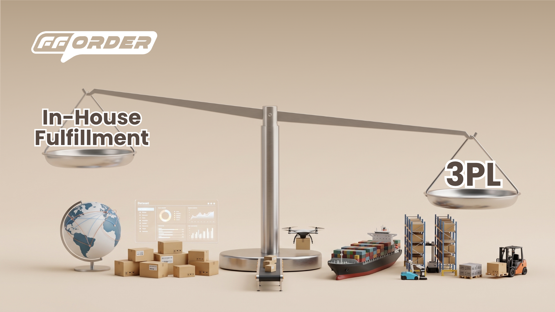 DTC fulfillment process from inventory receiving to delivery and returns