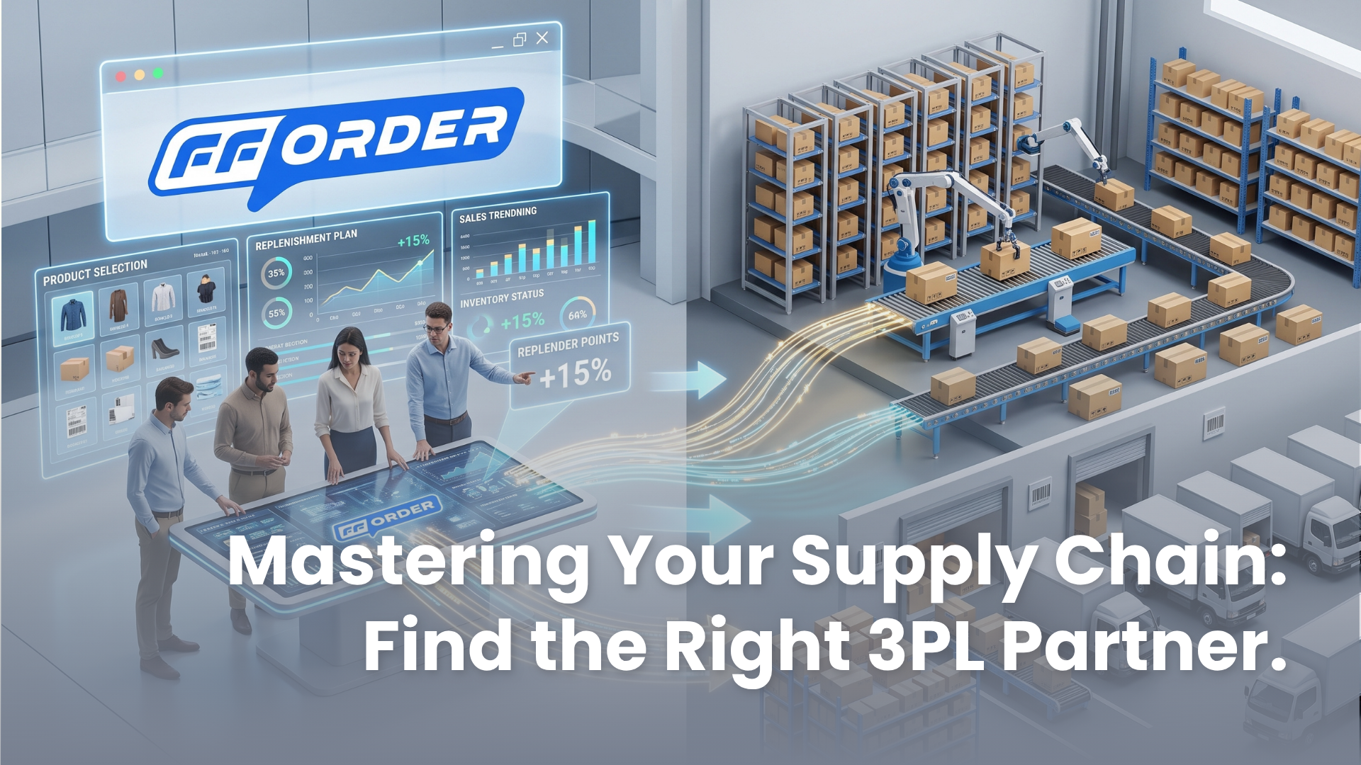 DTC fulfillment process from inventory receiving to delivery and returns