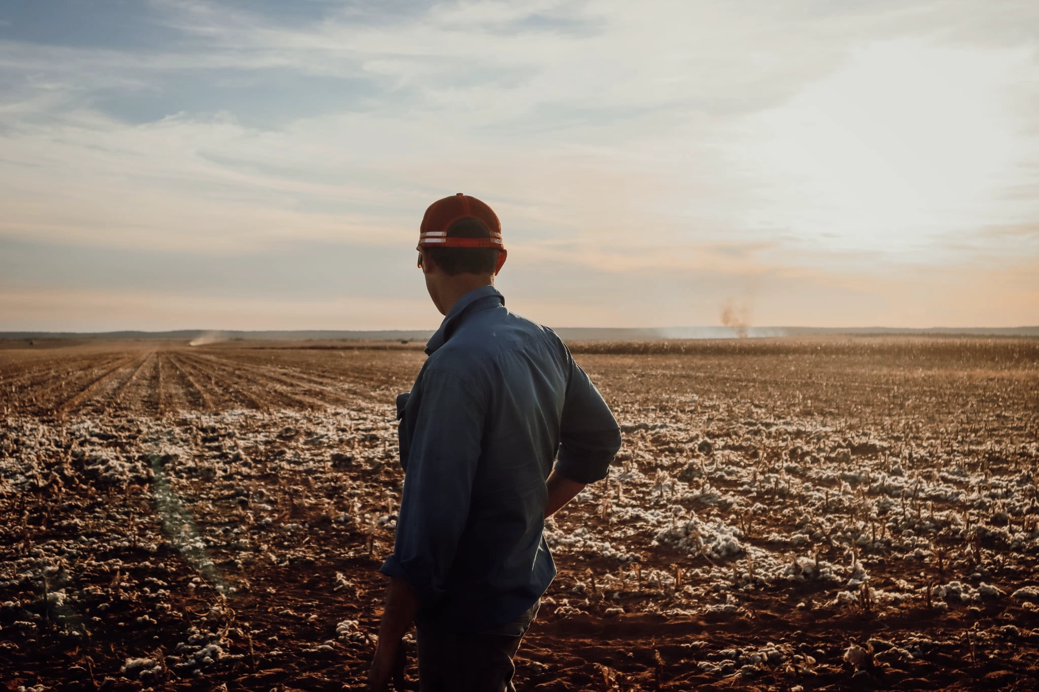 Nick Ormsby standing in a Katherine, NT paddock, founder of Ormsby Group
