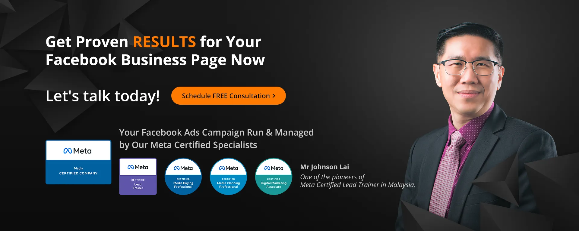 Get proven results for your facebook business page.