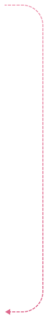 Pink dashed arrow