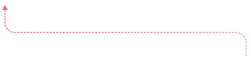 Dashed pink arrow