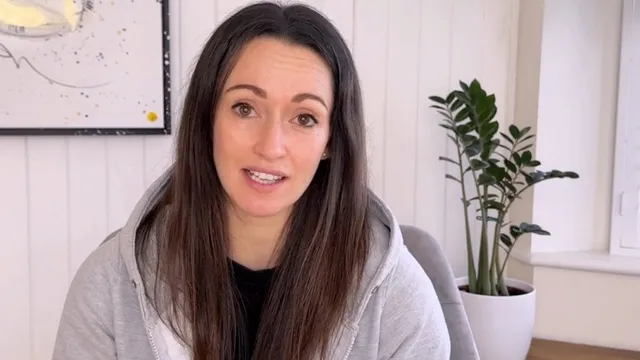 Katie talking to the camera
