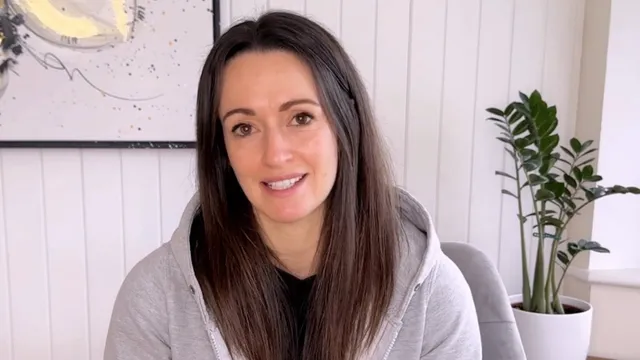 Katie talking to camera