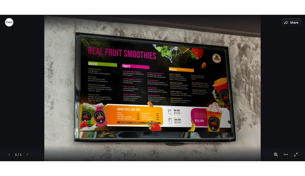 Slidesignus portfolio on coffee brand
