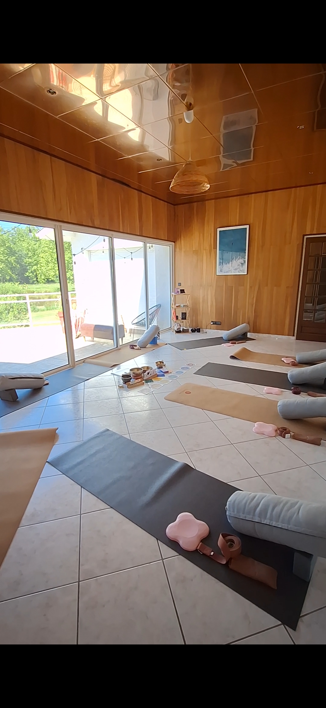 Cours de Pilates en retraite bien-être