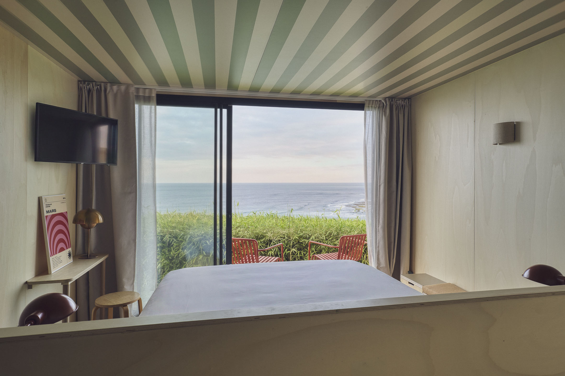 Chambre avec vue de l'Hôtel Bonjour Sauvage près de Saint-Jean-de-Luz