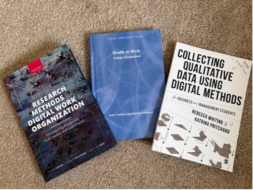 Three books authored or edited by Katrina Pritchard