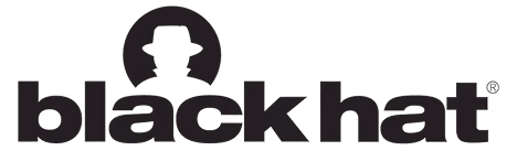 BlackHat logo with a stylized hat above the text.