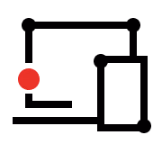 Red octagonal stop sign with white border and the word 'STOP' in white capital letters.