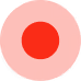 Red circular dot on a transparent background.