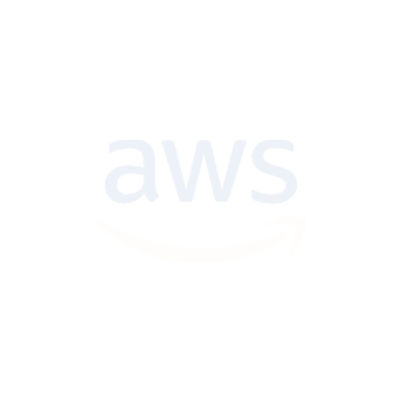 AWS logo featuring lowercase letters 'aws' with a curved arrow resembling a smile below, representing Amazon Web Services.