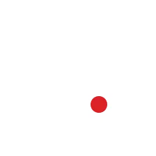 White background with a small red dot near the center right.