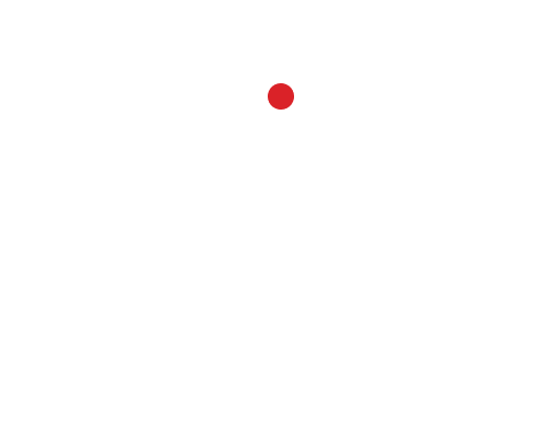 Logo featuring a red dot centered within a white rounded-corner frame, above the text 'Beyond App Testing' in white on a black background.