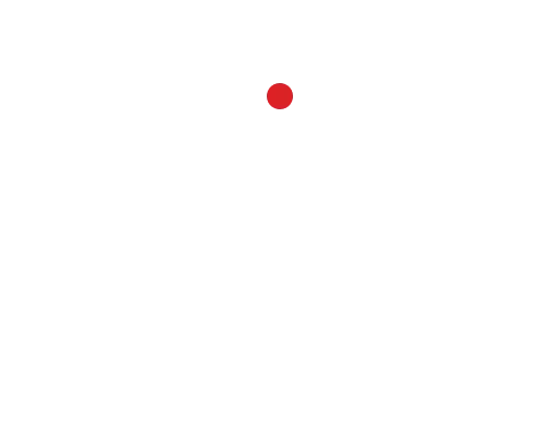 Logo featuring a red dot centered within a white rounded-corner frame, above the text 'Beyond App Testing' in white on a black background.