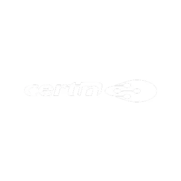 Certim company logo with a stylized USB connector symbol.