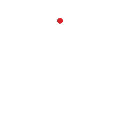 Logo with a red dot centered inside four white corner brackets above the text 'Beyond Vulnerability Testing' in white on a black background.