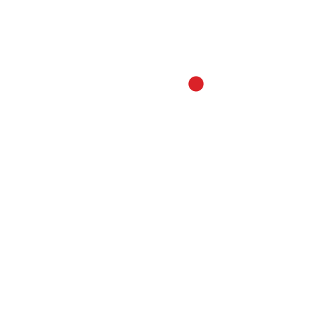 Icon of a factory with a magnifying glass highlighting a red dot representing inspection or analysis above the text 'Critical Infrastructure Expertise' on a black background.