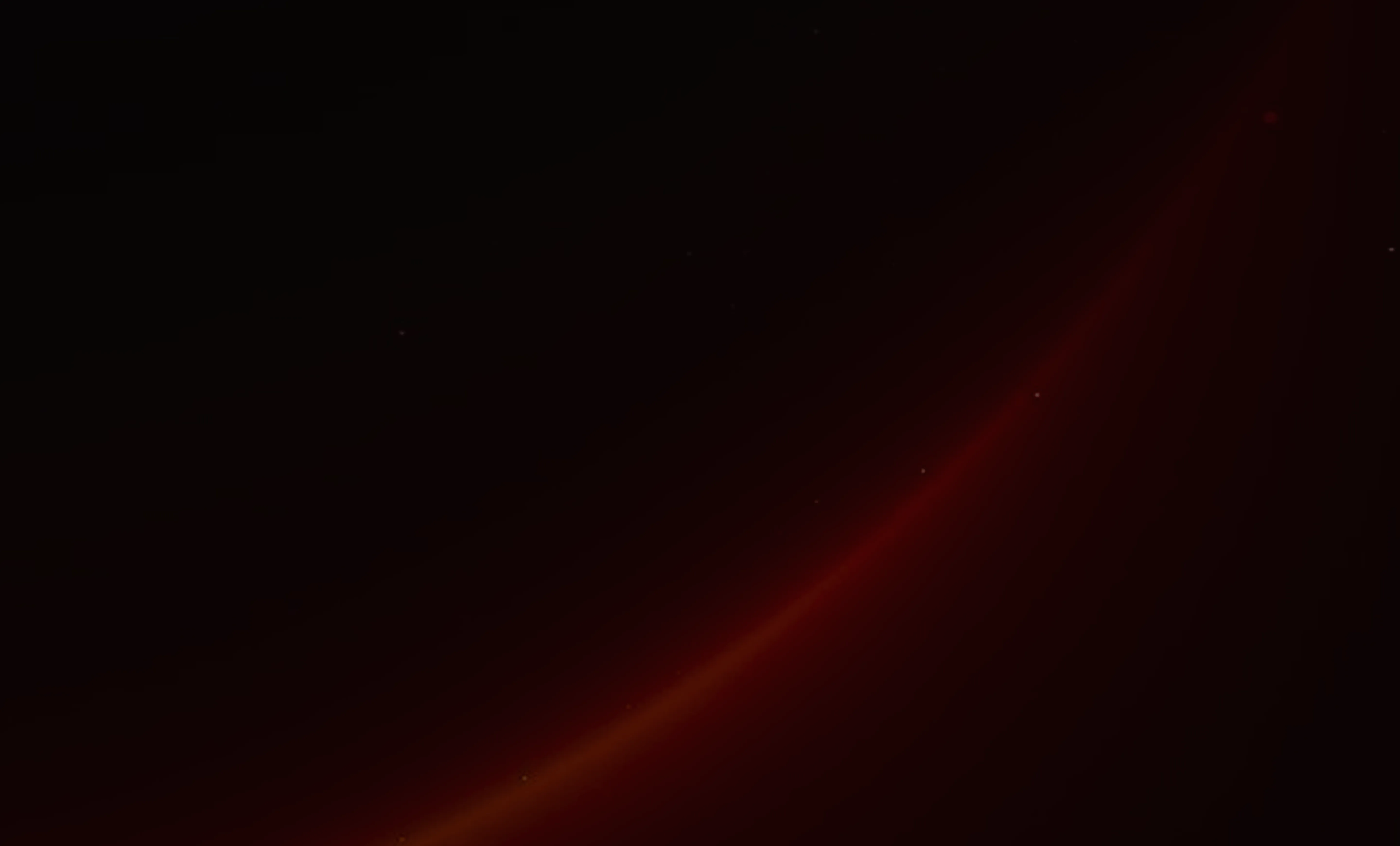 A dark, curved gradient with a red glow along the edge, resembling a glowing arc or horizon in low light.