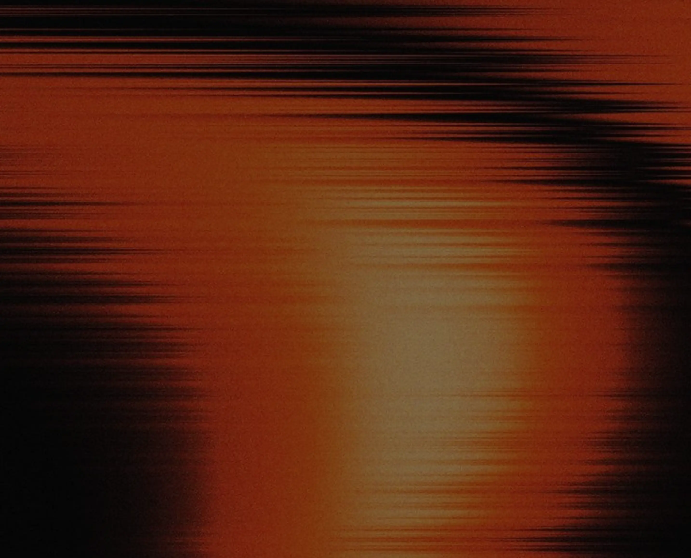 Abstract horizontal lines in shades of orange, black, and brown creating a blurred gradient effect across the image.