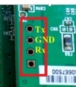 Identifying UART pins on a circuit board