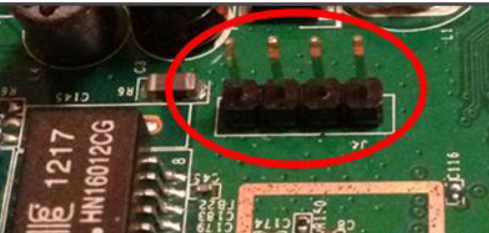 Identifying UART pins on a circuit board