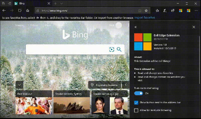 evil bookmarklets
