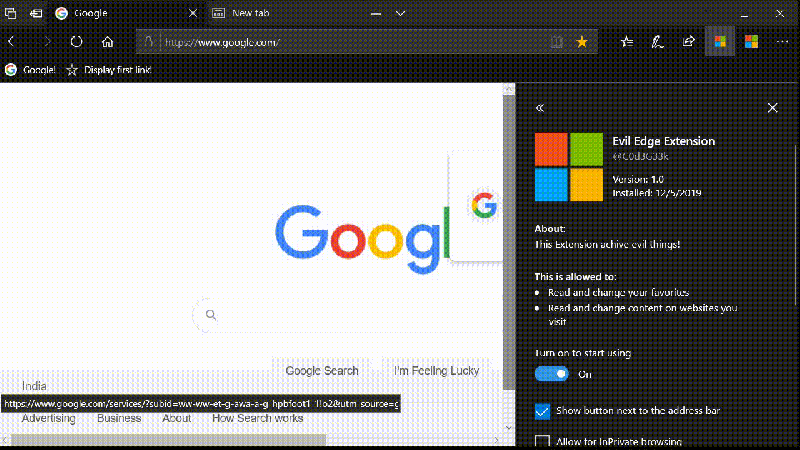 evil bookmarklets