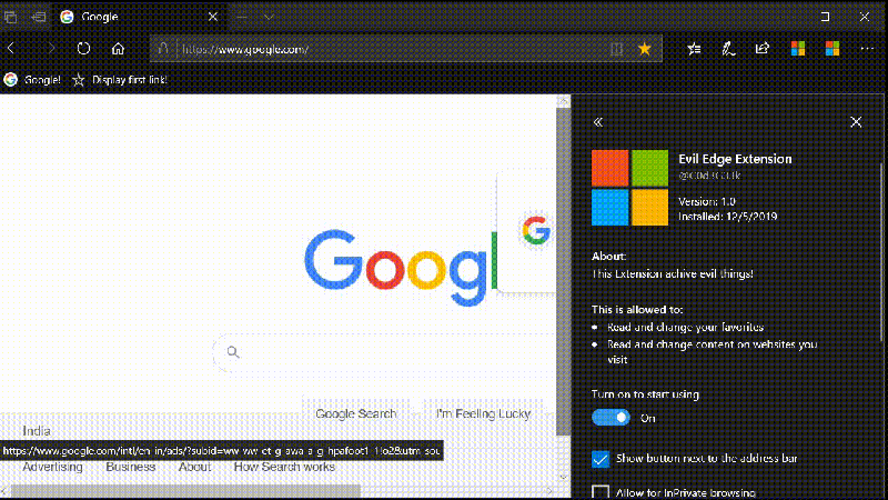 evil bookmarklets