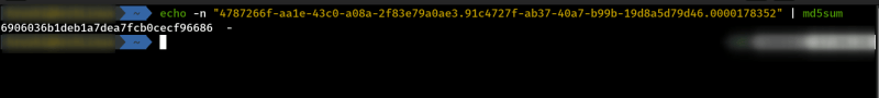 MD5 checksum