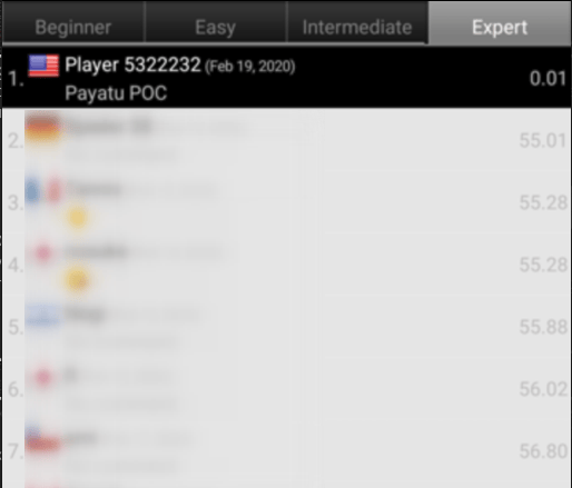 Expert level challenge