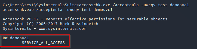 test user access