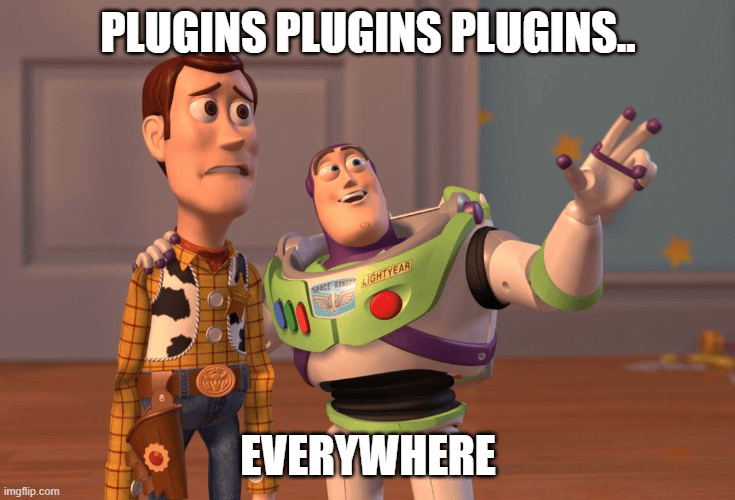 Buzz lighter telling woodie that there are pluging everywhere in Apache Cordova applications