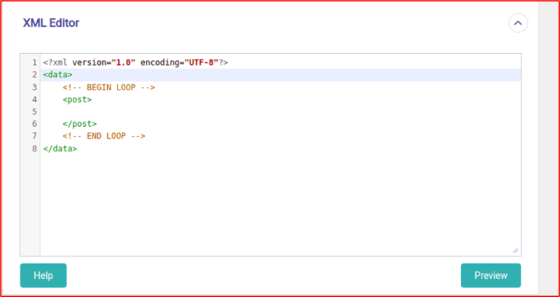 6. Custom XML Editor