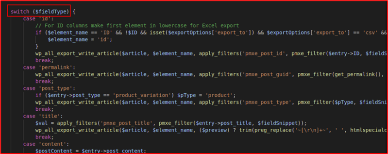 3. Code Snippet