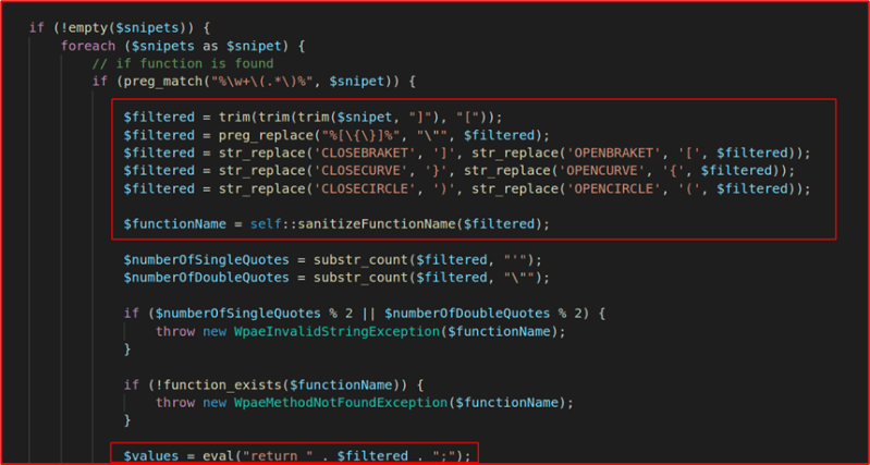 8. Code Snippet